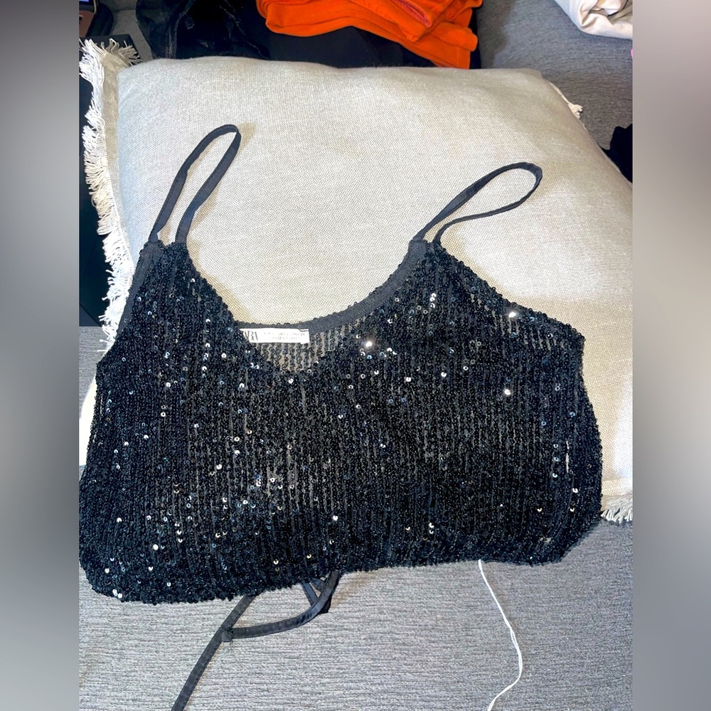 SEE THROUGH SEXY CROP TOP